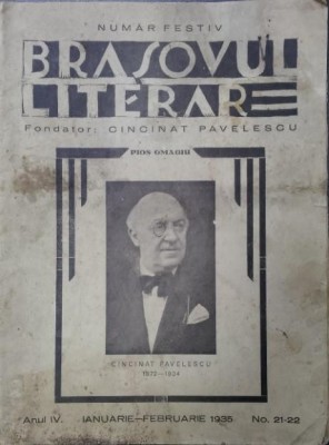 BRASOVUL LITETRAR - numar festiv-ian-febr-1935 foto