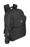 RUCSAC OXFORD B-READY 2 COMPARTIMENTE 42X30X15CM NEGRU