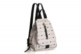 Rucsac, Lucky Bees, 945 White, piele ecologica, alb
