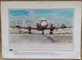 Avionul Iljusin IL-18 din flota companiei aeriene Czech Airlines