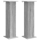 vidaXL Suport pentru plante 2 pcs Sonoma gri 30,5 x 30 x 100,5 cm 899757