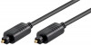 Cablu optic Toslink tata - Toslink tata diametru cablu 5mm. 2m, negru, Goobay