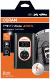 Osram TYREinflate 4000, 8.3 Bar, Digital, Auto-Stop, Lampa Led Inspectie OTIR4000