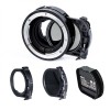 Adaptor Obiectiv Canon EF/EF-S la Sony E Meike MK-EFTE-C cu Filtre Drop-in VND + Clear, Autofocus