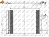 NRF 350052 EASY FIT Condensator, climatizare
