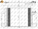 NRF 350052 EASY FIT Condensator, climatizare