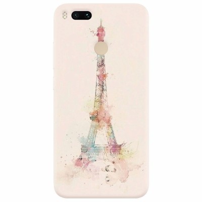 Husa silicon pentru Xiaomi Mi A1, Eiffel Tower 001 foto