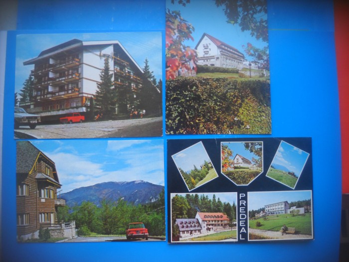 HOPCT LOT 3521 - IP -4 CARTI POSTALE- PREDEAL-JUD BRASOV-CIRCULATE