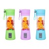 Blender Portabil USB 36W, Acumulator 2000mAh, 380ml, Fără BPA, Smoothie, Sucuri - Verde, Albastru, Mov, Roz