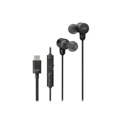 Casti JVC HA-FR29UC-B-U, Cu fir, In-Ear, Microfon, USB-C, Functie Mod Sunet,