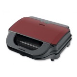 Cumpara ieftin Sandwich Maker Heinner, 900 W, 2 placi detasabile antiadezive, waffle, grill, indicator luminos, Grena
