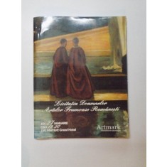 ARTMARK, LICITATIA DOAMNELOR ARTELOR FRUMOASE ROMANESTI, 27 IANURIE 2011