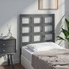 VidaXL Tăblie de pat, gri, 80,5x4x100 cm, lemn masiv de pin 817867