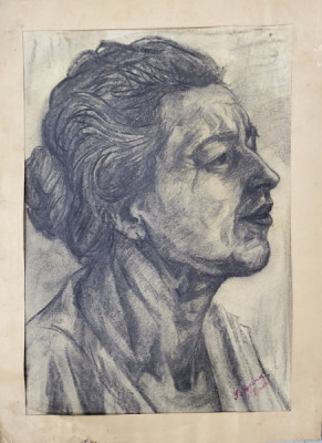 Ilie Arjoca (1896-1967) - Portret de doamna foto