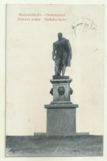 cp Herculane : Statuia lui Hercule - circulata 1912, timbre maghiare foto