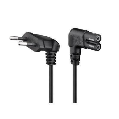 Cablu alimentare casetofon 5m 90grd negru foto