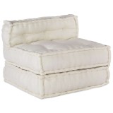 Cumpara ieftin Puf modular crem 70x70x54 țesătură