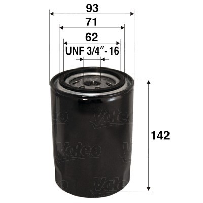 VALEO 586024 Filtru ulei