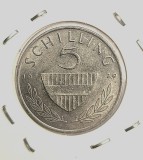 Austria 5 Schilling 1979 km # 2889a moneda cupru nichel