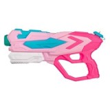 Pistol de apă din plastic, 42 cm, roz/turcoaz, CMCLASS