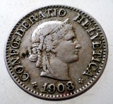7.079 ELVETIA 10 RAPPEN 1908 B