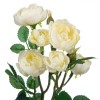 Floare Artificială, Model Piciorul Cocoșului, Culoare Alb, Tulpină Scurtă, 40cm, Oem