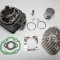 Kit Cilindru Set Motor + Chiuloasa Scuter Suzuki Estilete 49cc 50cc Racire AER