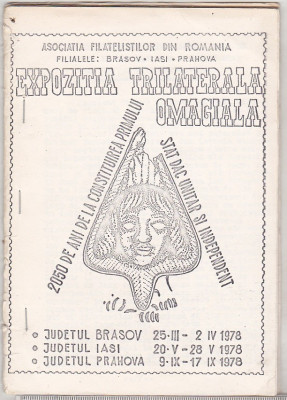 bnk fil Catalogul Expofil Trilaterala omagiala Brasov Iasi Ploiesti 1978 foto