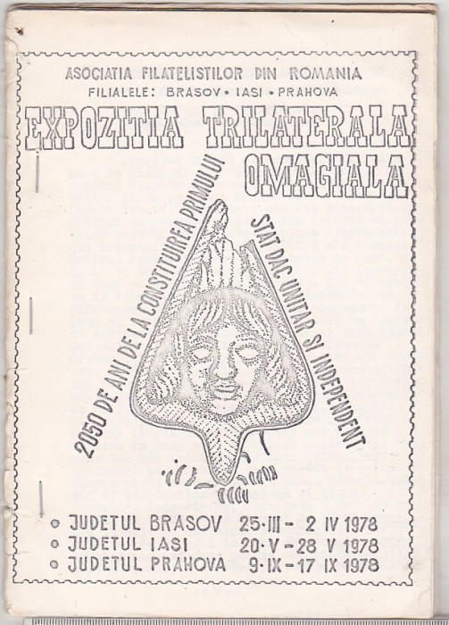 bnk fil Catalogul Expofil Trilaterala omagiala Brasov Iasi Ploiesti 1978