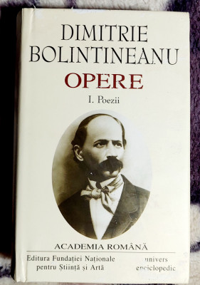 Dimitrie Bolintineanu - Opere Vol. I foto