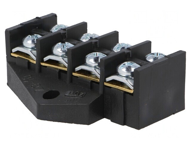Regletă Conexiuni Terminal cu Șurub 10mm2 380V 4 Piste