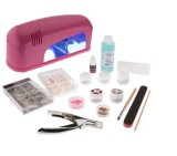 Cumpara ieftin Set mare Basic gel UV cu lampă cu 1 bec - sistem &icirc;n doi pași, INGINAILS