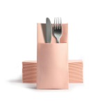 Set 40 servetele cu buzunare pentru tacamuri Alvotex, 39 x 40 cm, roz - RESIGILAT