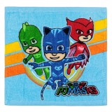 Prosop Bumbac PJ Masks, Ciel, 30x30cm, Oem