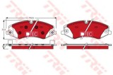 Set placute frana,frana disc LAND ROVER RANGE ROVER SPORT (LW) (2013 - 2016) TRW GDB1898DTE