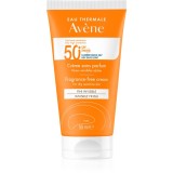 Av&egrave;ne Sun Fragrance-Free Cream cremă pentru plaja fara parfum SPF 50+ 50 ml