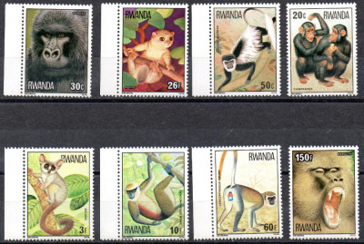 RUANDA Rwanda 1978, Fauna, serie neuzata, MNH foto