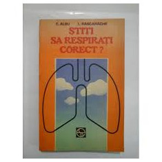 Carte veche 1984,STITI SA RESPIRATI CORECT?-C.ALBU;I.RASCARACHE,stare FB,T.GRAT