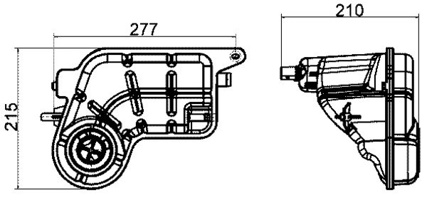 MAHLE CRT 20 000S Vas de expansiune, racire