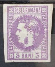 Romania 1870/72 - Carol l cu Favoriti,Lp.22 foto
