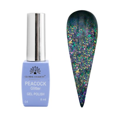 Oja semipermanenta Peacock 8 ml, 04 foto