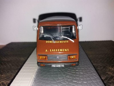 Macheta Le fourgon Citroen C35 - demenageur - ATLAS scara 1:43 foto