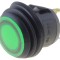 Comutator Rocker verde, LED, IP65