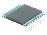 Afișaj LCD 7 Segmente 2 Digiți STN Pozitiv