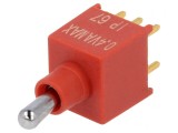 Comutator Basculant DPDT ON-(ON) 0,4A 20VDC