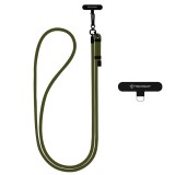 Lanyard telefon Asteroid GSM Rope Crossbody Strap RCS1-06, verde camuflaj