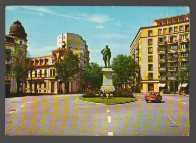 CPIB 17734 CARTE POSTALA - BUCURESTI. STATUIA LUI MIHAIL KOGALNICEANU foto