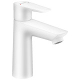 Baterie lavoar cu ventil click clack, Hansgrohe, Talis E 110, alb mat