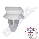 Clema, clips fixare Mitsubishi Carisma Da_, Colt Cjo, Lancer Cs, Outlander Cu0w/Cw0/Gg/Gf; ornamente interne/externe pervaz, set 10 buc, MB344789