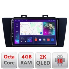 Navigatie Subaru Outback 2014-2019 C-OUTBACK5 Android Octa Core Ecran 2K QLED GPS 4G 4+32GB 360 KIT-OUTBACK5+EDT-E409-2K CarStore Technology